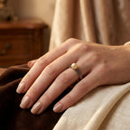 Gold Filigree Pearl Ring